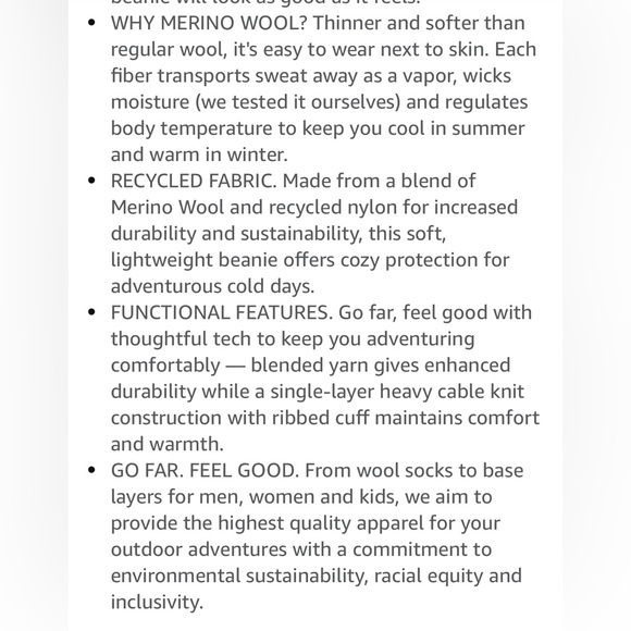 Smartwool Isto Retro Beanie NWOT Winter Hat Honey Gold - Picture 7 of 9